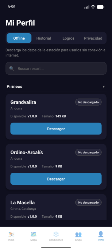 Descargas
